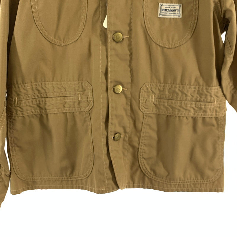 【中古品】【メンズ】 PHERROWS フェローズ P56J MECHANIC WORK JACKET メカニック ワークジャケット 145-261013-ny-17-fuzh サイズ：40 カラー：キャメル 万代Net店