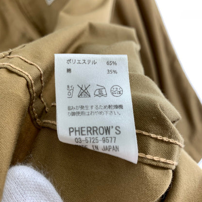 【中古品】【メンズ】 PHERROWS フェローズ P56J MECHANIC WORK JACKET メカニック ワークジャケット 145-261013-ny-17-fuzh サイズ：40 カラー：キャメル 万代Net店