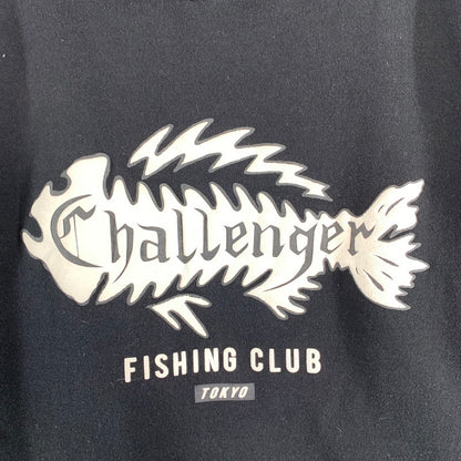 【中古品】【メンズ】 CHALLENGER チャレンジャー IND4000C PULLOVER PARKA FISHING CLUB パーカー 長袖 トップス 古着 142-260906-mh-04-fuzh サイズ：XL カラー：ブラック 万代Net店