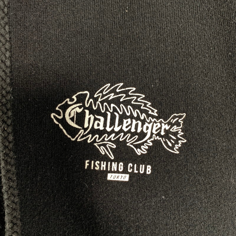 【中古品】【メンズ】 CHALLENGER チャレンジャー IND4000C PULLOVER PARKA FISHING CLUB パーカー 長袖 トップス 古着 142-260906-mh-04-fuzh サイズ：XL カラー：ブラック 万代Net店