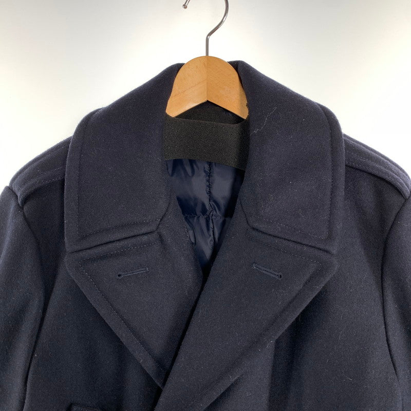 【中古品】【メンズ】 POLO RALPH LAUREN ポロ・ラルフローレン Pコート ピーコート コート アウター ジャケット 古着 147-260906-mh-01-fuzh サイズ：S/P カラー：ネイビー 万代Net店