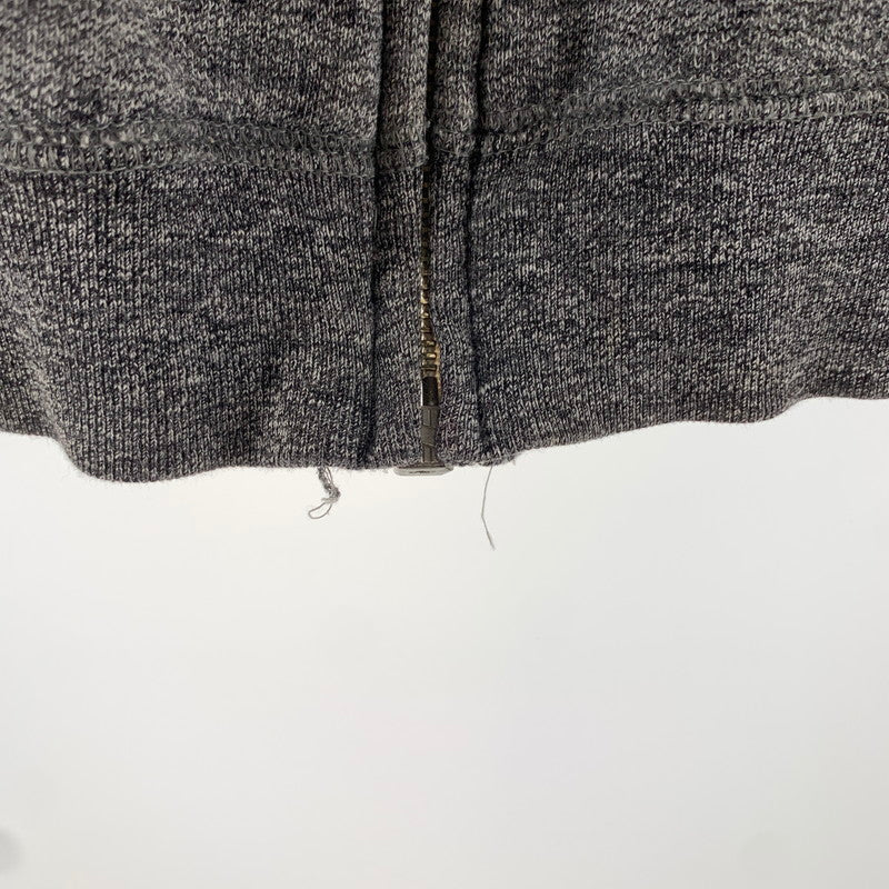 【中古品】【メンズ】 WACKO MARIA ワコマリア ジップパーカー フーディー 杢GRAY/SIZE:L/バックプリント(マリア) ※ほつれ・色落ち・使用感有 140-260916-io-08-fuzh カラー：杢グレー 万代Net店