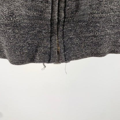 【中古品】【メンズ】 WACKO MARIA ワコマリア ジップパーカー フーディー 杢GRAY/SIZE:L/バックプリント(マリア) ※ほつれ・色落ち・使用感有 140-260916-io-08-fuzh カラー：杢グレー 万代Net店