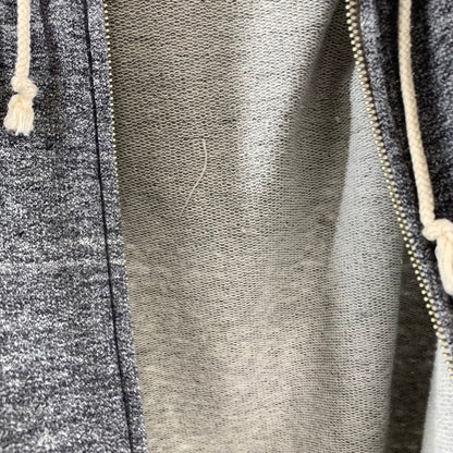 【中古品】【メンズ】 WACKO MARIA ワコマリア ジップパーカー フーディー 杢GRAY/SIZE:L/バックプリント(マリア) ※ほつれ・色落ち・使用感有 140-260916-io-08-fuzh カラー：杢グレー 万代Net店