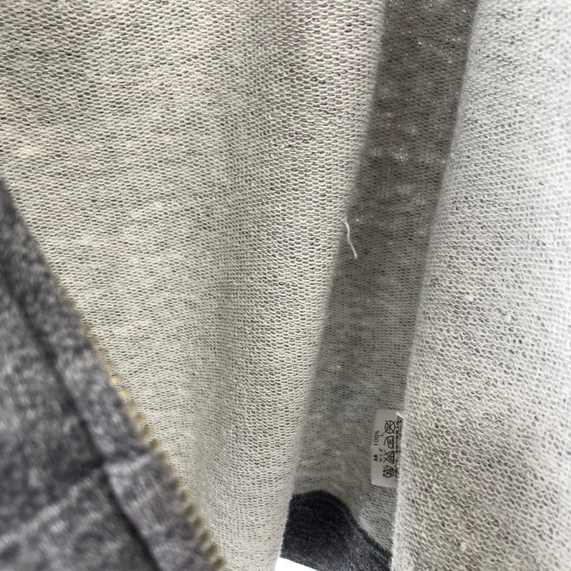 【中古品】【メンズ】 WACKO MARIA ワコマリア ジップパーカー フーディー 杢GRAY/SIZE:L/バックプリント(マリア) ※ほつれ・色落ち・使用感有 140-260916-io-08-fuzh カラー：杢グレー 万代Net店