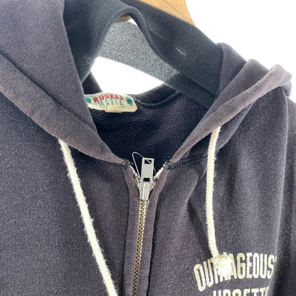 【中古品】【メンズ】 WACKO MARIA ワコマリア ジップパーカー フーディー BROWN/SIZE:L/バックプリント(マリア) ※変色・使用感有 140-260916-io-09-fuzh カラー：ブラウン 万代Net店