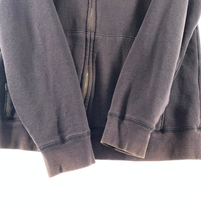 【中古品】【メンズ】 WACKO MARIA ワコマリア ジップパーカー フーディー BROWN/SIZE:L/バックプリント(マリア) ※変色・使用感有 140-260916-io-09-fuzh カラー：ブラウン 万代Net店