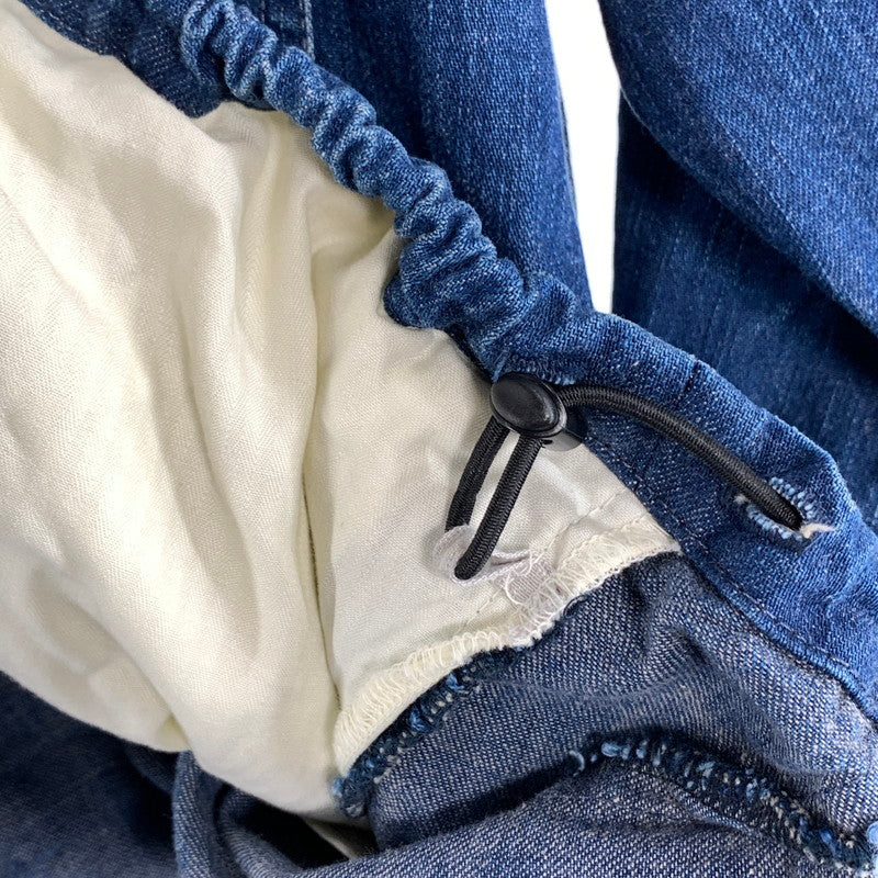 【中古品】【メンズ】 ALOUND アラウンド VENTILATION US ARMY M-35 DENIM PULLOVER デニム プルオーバー 長袖 トップス 古着 142-260906-mh-05-fuzh サイズ：L カラー：インディゴ 万代Net店