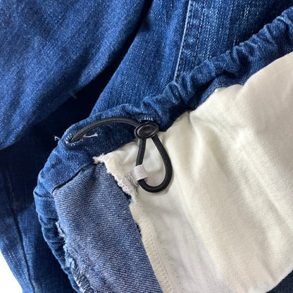 【中古品】【メンズ】 ALOUND アラウンド VENTILATION US ARMY M-35 DENIM PULLOVER デニム プルオーバー 長袖 トップス 古着 142-260906-mh-05-fuzh サイズ：L カラー：インディゴ 万代Net店