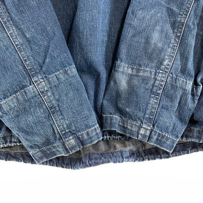 【中古品】【メンズ】 ALOUND アラウンド VENTILATION US ARMY M-35 DENIM PULLOVER デニム プルオーバー 長袖 トップス 古着 142-260906-mh-05-fuzh サイズ：L カラー：インディゴ 万代Net店