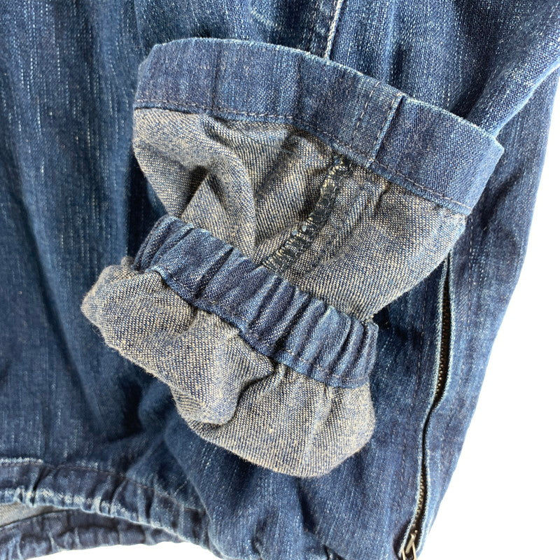 【中古品】【メンズ】 ALOUND アラウンド VENTILATION US ARMY M-35 DENIM PULLOVER デニム プルオーバー 長袖 トップス 古着 142-260906-mh-05-fuzh サイズ：L カラー：インディゴ 万代Net店