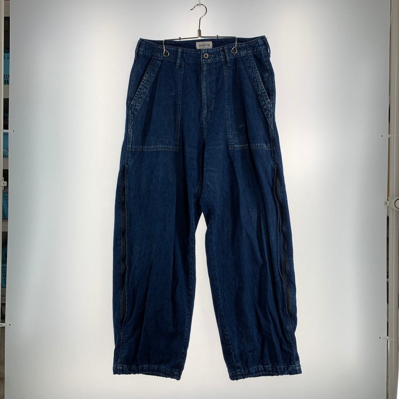 【中古品】【メンズ】 ALOUND アラウンド VENTILATION DENIM WORK PANTS デニム ワークパンツ ジーンズ ボトムス パンツ 古着 153-260906-mh-07-fuzh サイズ：不明 カラー：インディゴ 万代Net店