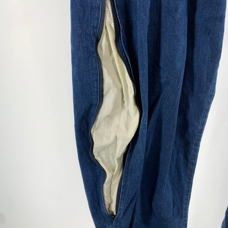 【中古品】【メンズ】 ALOUND アラウンド VENTILATION DENIM WORK PANTS デニム ワークパンツ ジーンズ ボトムス パンツ 古着 153-260906-mh-07-fuzh サイズ：不明 カラー：インディゴ 万代Net店