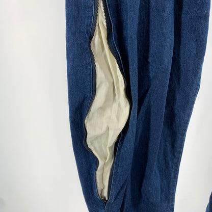 【中古品】【メンズ】 ALOUND アラウンド VENTILATION DENIM WORK PANTS デニム ワークパンツ ジーンズ ボトムス パンツ 古着 153-260906-mh-07-fuzh サイズ：不明 カラー：インディゴ 万代Net店