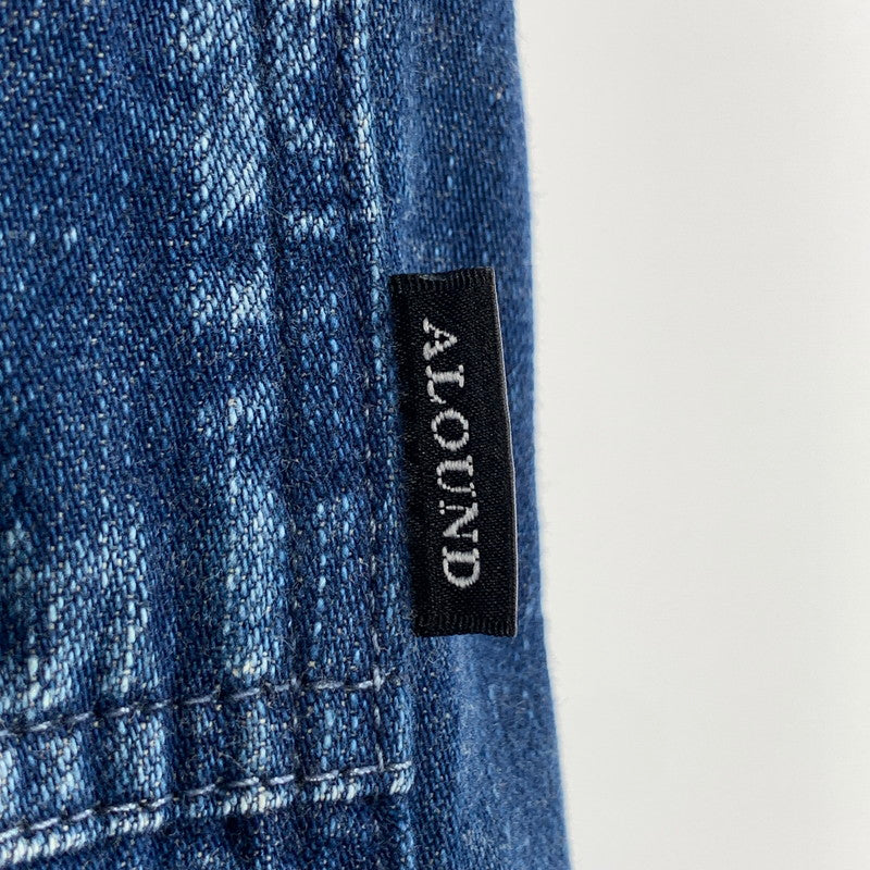 【中古品】【メンズ】 ALOUND アラウンド VENTILATION DENIM WORK PANTS デニム ワークパンツ ジーンズ ボトムス パンツ 古着 153-260906-mh-07-fuzh サイズ：不明 カラー：インディゴ 万代Net店