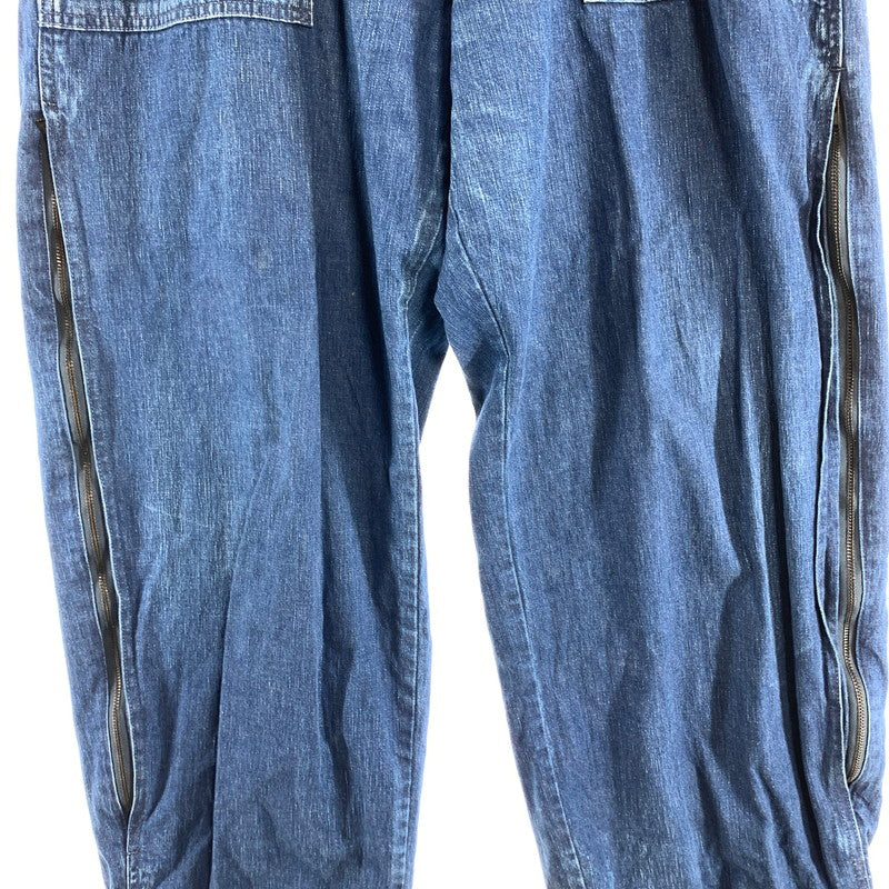 【中古品】【メンズ】 ALOUND アラウンド VENTILATION DENIM WORK PANTS デニム ワークパンツ ジーンズ ボトムス パンツ 古着 153-260906-mh-07-fuzh サイズ：不明 カラー：インディゴ 万代Net店