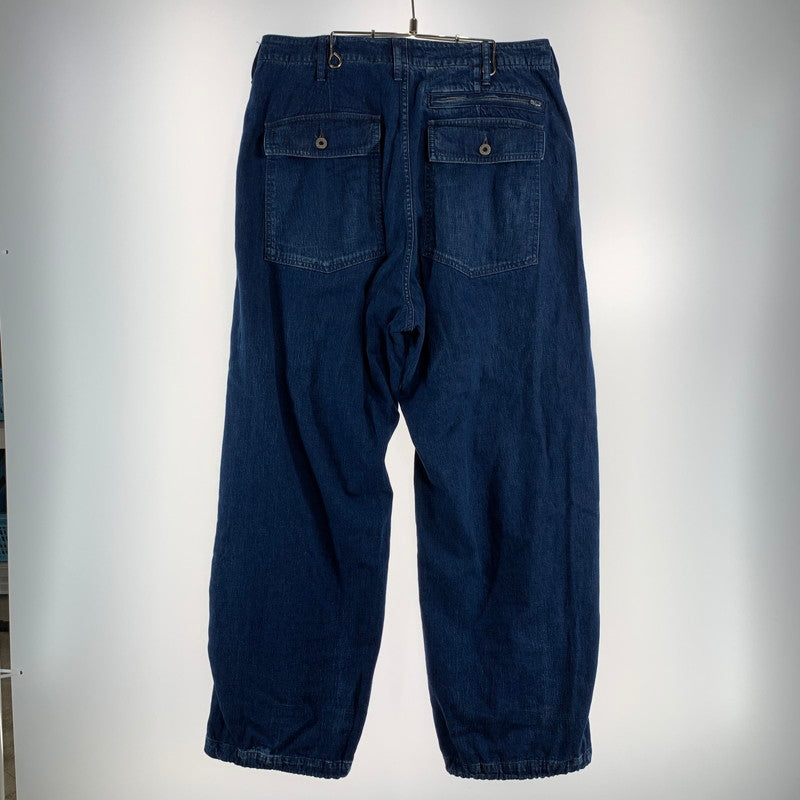 【中古品】【メンズ】 ALOUND アラウンド VENTILATION DENIM WORK PANTS デニム ワークパンツ ジーンズ ボトムス パンツ 古着 153-260906-mh-07-fuzh サイズ：不明 カラー：インディゴ 万代Net店