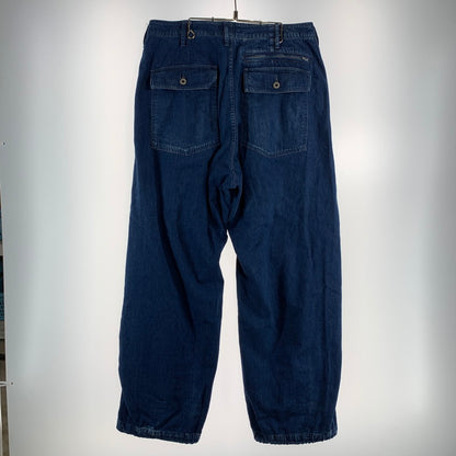 【中古品】【メンズ】 ALOUND アラウンド VENTILATION DENIM WORK PANTS デニム ワークパンツ ジーンズ ボトムス パンツ 古着 153-260906-mh-07-fuzh サイズ：不明 カラー：インディゴ 万代Net店
