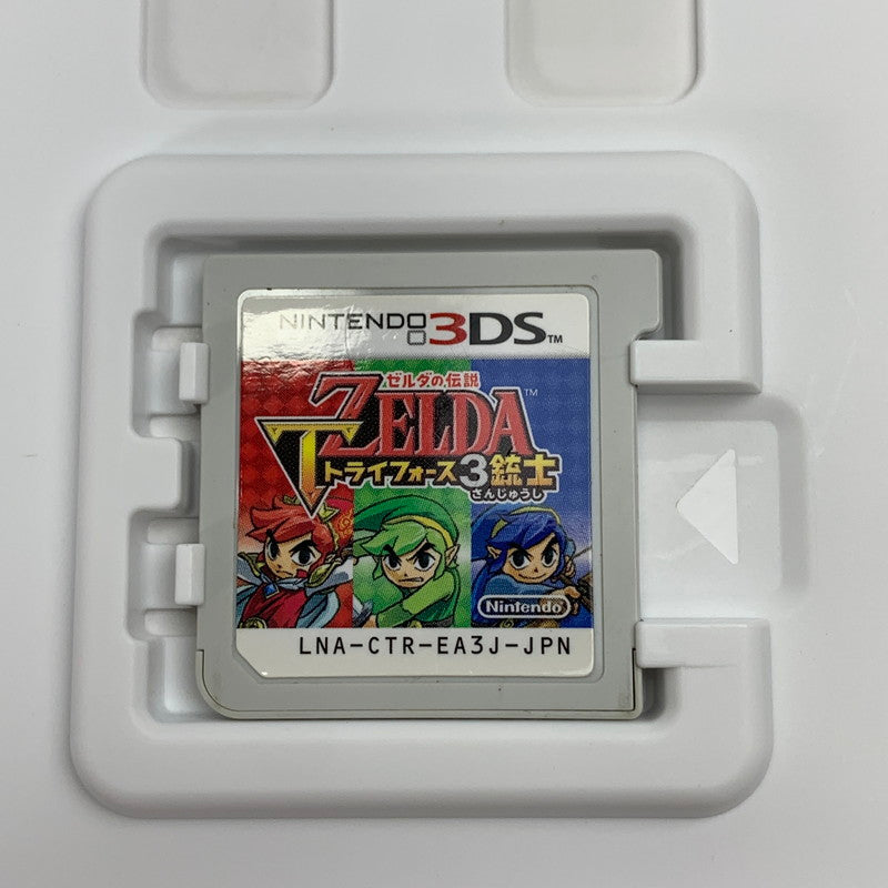 【中古美品】 Nintendo 3DS ニンテンドー 3 ディーエス ソフト ゼルダの伝説 トライフォース3銃士 [CERO区分_A / 全年齢対象商品] 030-260907-mh-05-fuzh 万代Net店