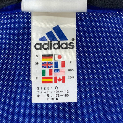 【中古品】【メンズ】 ADIDAS アディダス 90S TRACK JACKET トラックジャケット ジャージ ブルゾン 145-260923-gm-05-fuzh サイズ：O カラー：ブルー 万代Net店