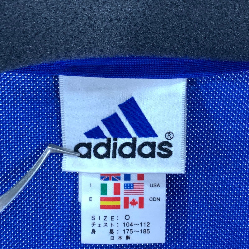 【中古品】【メンズ】 ADIDAS アディダス 90S TRACK JACKET トラックジャケット ジャージ ブルゾン 145-260923-gm-05-fuzh サイズ：O カラー：ブルー 万代Net店