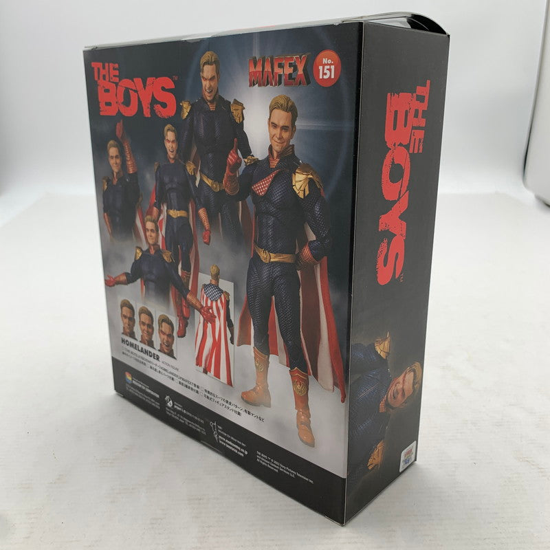 【中古品】 未開封 THE BOYS アクションフィギュア No.151 MAFEX HOMELANDER フィギュア ※パッケージフィルム割れ・箱傷みあり 055-260909-io-58-fuzh 万代Net店