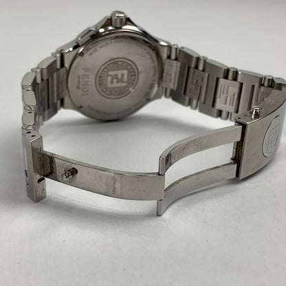 【中古品】【メンズ】 FENDI フェンディ ハイスピード 4700G ステンレススチール SS クォーツ 紺文字盤 腕時計 時計 183-260907-mh-02-fuz カラー：シルバー（文字盤ネイビー） 万代Net店