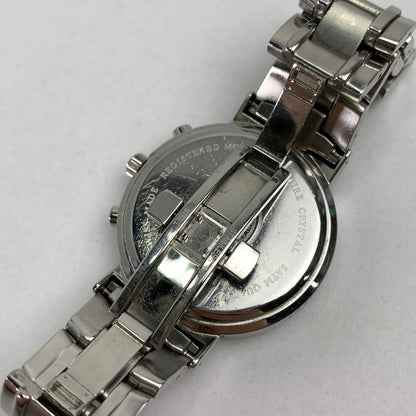 【中古品】【メンズ】 FENDI フェンディ オロロジ クロノグラフ 4500G ステンレススチール SS クォーツ 黒文字盤 腕時計 時計 182-260907-mh-01-fuz カラー：シルバー（文字盤ブラック） 万代Net店