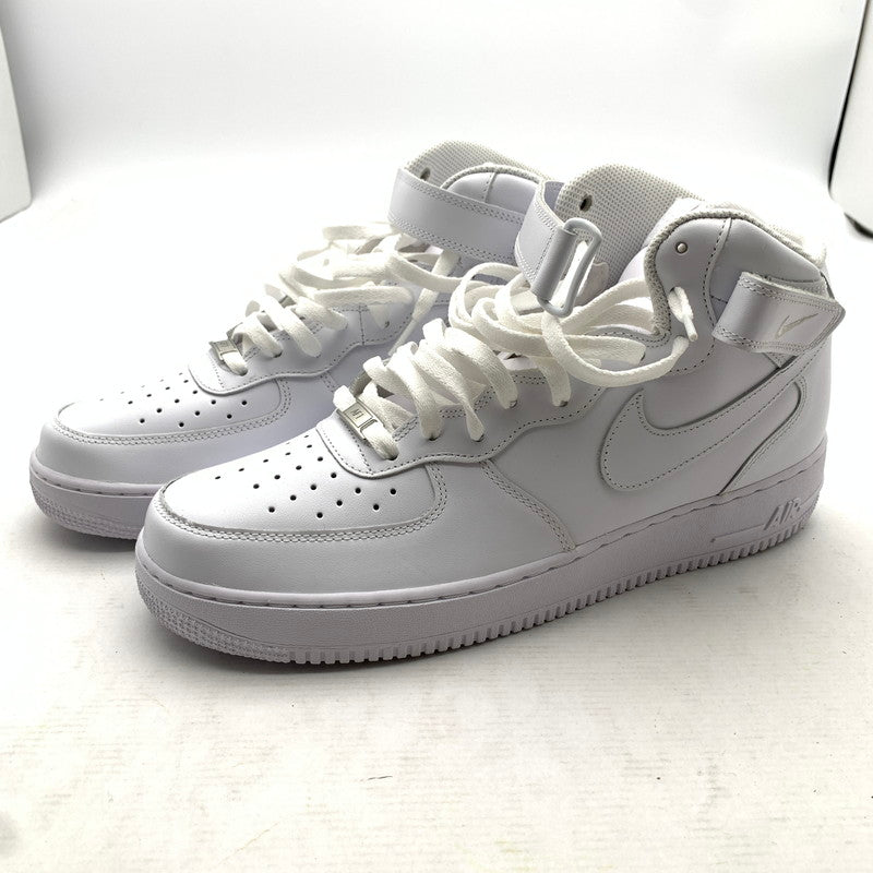 【中古品】【メンズ】 NIKE ナイキ CW2289-111 AIR FORCE１MID ’07 ”WHITE” WHITE/SIZE:31.0cm/本体のみ スニーカー 靴 ※カビ臭あり 160-260908-io-08-fuzh カラー：ホワイト 万代Net店