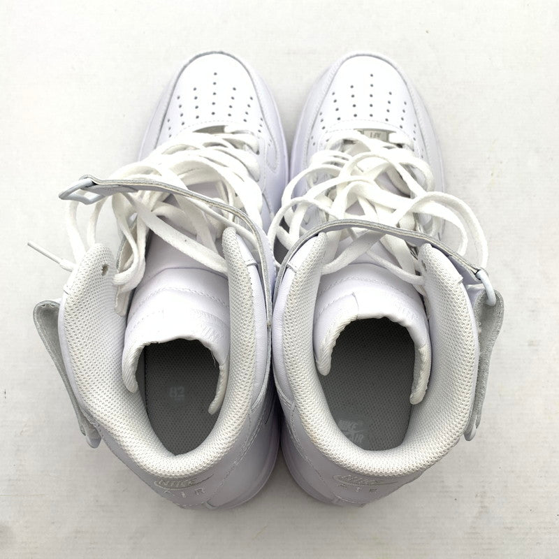 【中古品】【メンズ】 NIKE ナイキ CW2289-111 AIR FORCE１MID ’07 ”WHITE” WHITE/SIZE:31.0cm/本体のみ スニーカー 靴 ※カビ臭あり 160-260908-io-08-fuzh カラー：ホワイト 万代Net店