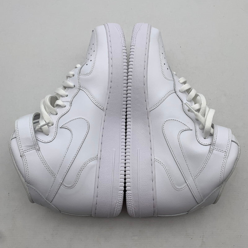 【中古品】【メンズ】 NIKE ナイキ CW2289-111 AIR FORCE１MID ’07 ”WHITE” WHITE/SIZE:31.0cm/本体のみ スニーカー 靴 ※カビ臭あり 160-260908-io-08-fuzh カラー：ホワイト 万代Net店