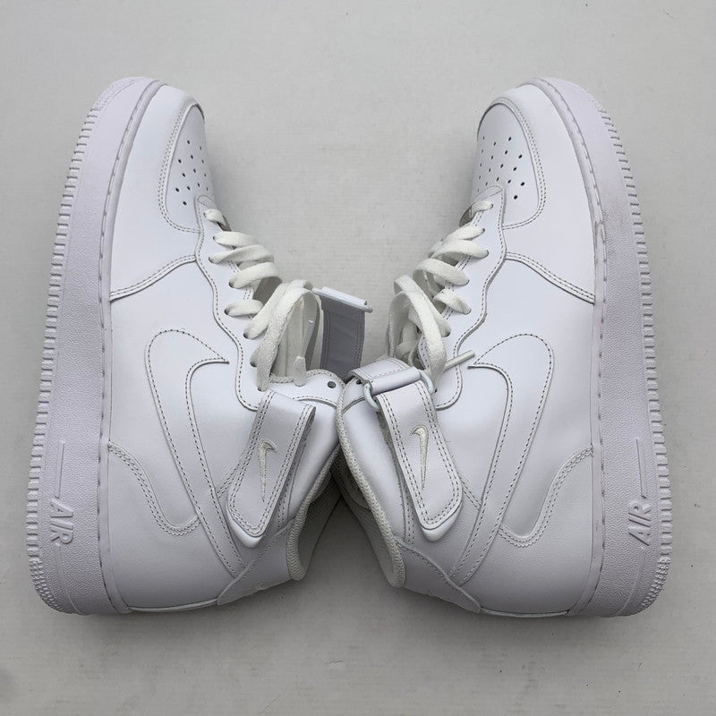 【中古品】【メンズ】 NIKE ナイキ CW2289-111 AIR FORCE１MID ’07 ”WHITE” WHITE/SIZE:31.0cm/本体のみ スニーカー 靴 ※カビ臭あり 160-260908-io-08-fuzh カラー：ホワイト 万代Net店
