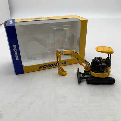 【中古品】 完備品 1/32 KOMATSU PC30MR-5 MINI HYDRAULIC EXCAVATOR(イエロー×ブラック) ミニ油圧ショベル 車 おもちゃ コマツ ※箱に傷みあり 061-260909-io-55-fuzh 万代Net店