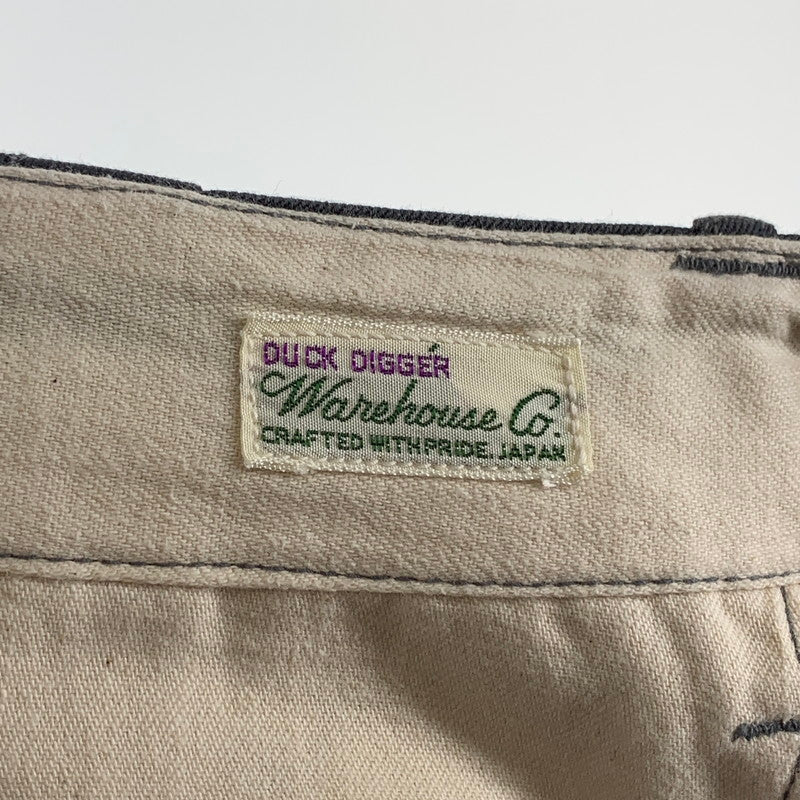 【中古品】【メンズ】 WAREHOUSE ウエアハウス DUCK DIGGER チノショートパンツ ハーフパンツ ボトムス 156-260922-gm-10-fuzh サイズ：30 カラー：グレー 万代Net店