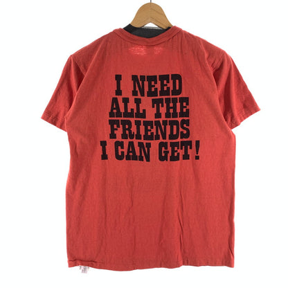 【中古美品】【メンズ】 WAREHOUSE ウエアハウス LOT YP126S-1 I NEED ALL THE FRIEND CHARLIE BROWN VINTAGE PEANUTS 半袖Tシャツ 145-260922-gm-07-fuzh サイズ：S カラー：レッド 万代Net店
