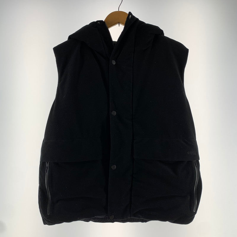 【中古品】【メンズ】 WOOLRICH ウールリッチ DOWN VEST ダウンベスト BLACK.コーデュロイ/SIZE:USA:S 146-260909-io-05-fuzh カラー：ブラック 万代Net店