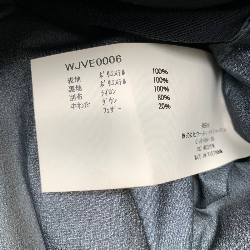 【中古品】【メンズ】 WOOLRICH ウールリッチ DOWN VEST ダウンベスト BLACK.コーデュロイ/SIZE:USA:S 146-260909-io-05-fuzh カラー：ブラック 万代Net店