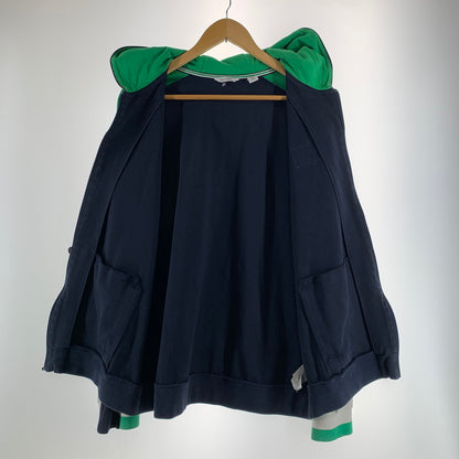 【中古品】【メンズ】 CALVIN KLEIN カルバンクライン ZIP PARKA ジップ パーカー トップス 長袖 古着 141-261009-mh-06-fuzh サイズ：XL カラー：ネイビー・ホワイト・グリーン 万代Net店