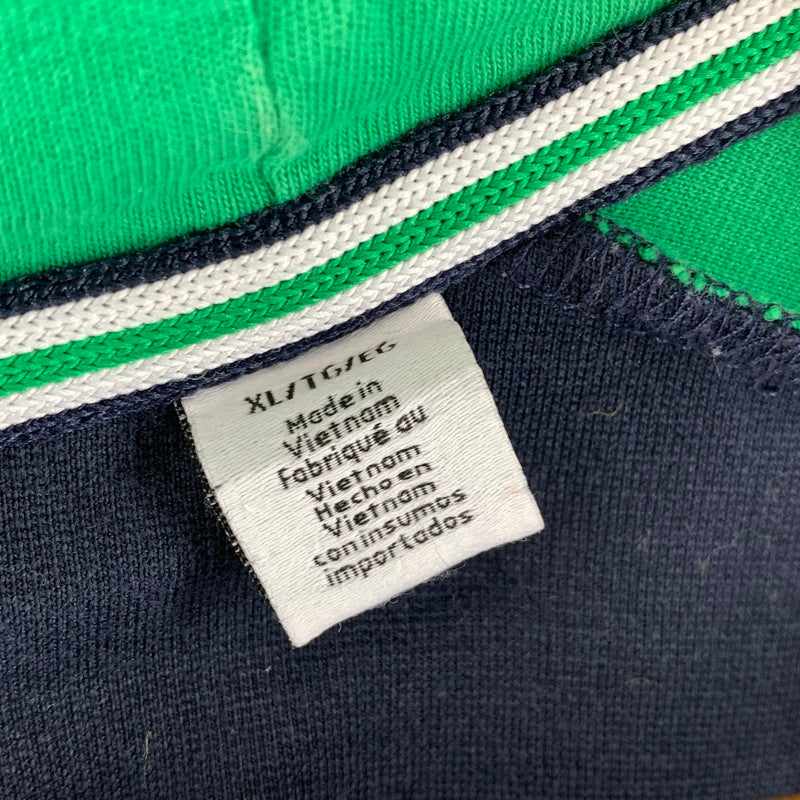 【中古品】【メンズ】 CALVIN KLEIN カルバンクライン ZIP PARKA ジップ パーカー トップス 長袖 古着 141-261009-mh-06-fuzh サイズ：XL カラー：ネイビー・ホワイト・グリーン 万代Net店