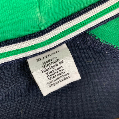 【中古品】【メンズ】 CALVIN KLEIN カルバンクライン ZIP PARKA ジップ パーカー トップス 長袖 古着 141-261009-mh-06-fuzh サイズ：XL カラー：ネイビー・ホワイト・グリーン 万代Net店