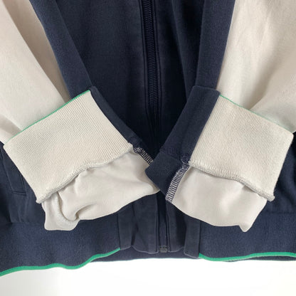【中古品】【メンズ】 CALVIN KLEIN カルバンクライン ZIP PARKA ジップ パーカー トップス 長袖 古着 141-261009-mh-06-fuzh サイズ：XL カラー：ネイビー・ホワイト・グリーン 万代Net店