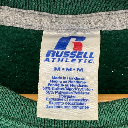 【中古品】【メンズ】 RUSSELL ATHLETIC CREW NECK TRAINER ラッセルアスレチック クルーネックスウェット 古着 145-261018-gm-12-fuzh サイズ：M カラー：グリーン 万代Net店