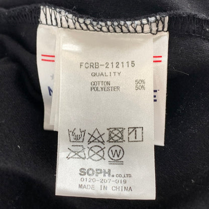 【中古品】【メンズ】 F.C.REAL BRISTOL FCRB-212115 B&W TEAM TEE エフシーレアルブリストル 半袖Tシャツ カットソー 142-260921-gm-14-fuzh サイズ：XL カラー：ブラック 万代Net店