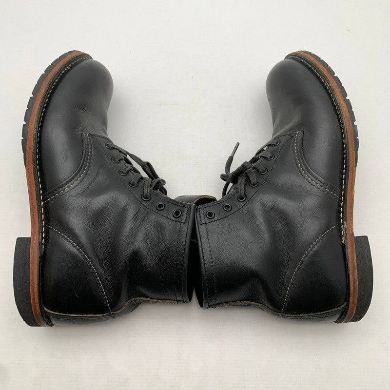 【中古品】【メンズ】 REDWING レッドウィング 9014 BECKMAN BOOTS BLACK/SIZE:10 箱付属 靴 ※箱破れあり 164-260908-io-14-fuzh 万代Net店