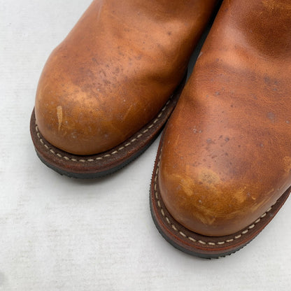 【中古品】【メンズ】 CHIPPEWA チペワ 91065 ENGINEER BOOTS ブーツ BROWN/SIZE:9.5表記/USA製/箱付属 靴 ※使用感あり・箱傷み・カビ臭あり 164-260908-io-11-fuzh カラー：ブラウン 万代Net店
