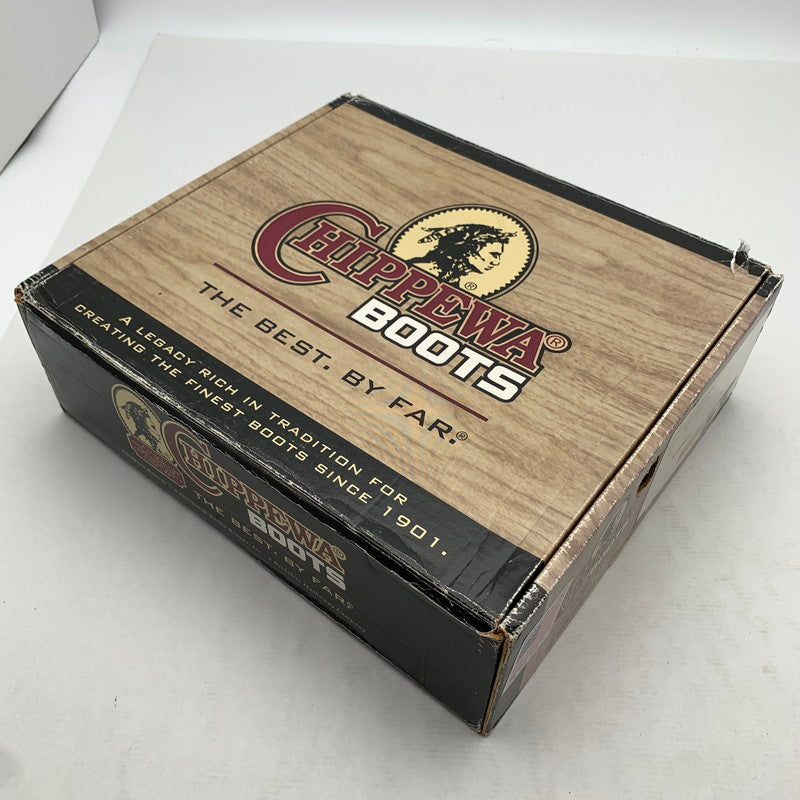 【中古品】【メンズ】 CHIPPEWA チペワ 91065 ENGINEER BOOTS ブーツ BROWN/SIZE:9.5表記/USA製/箱付属 靴 ※使用感あり・箱傷み・カビ臭あり 164-260908-io-11-fuzh カラー：ブラウン 万代Net店