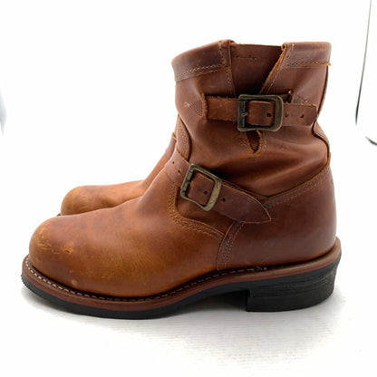 【中古品】【メンズ】 CHIPPEWA チペワ 91065 ENGINEER BOOTS ブーツ BROWN/SIZE:9.5表記/USA製/箱付属 靴 ※使用感あり・箱傷み・カビ臭あり 164-260908-io-11-fuzh カラー：ブラウン 万代Net店