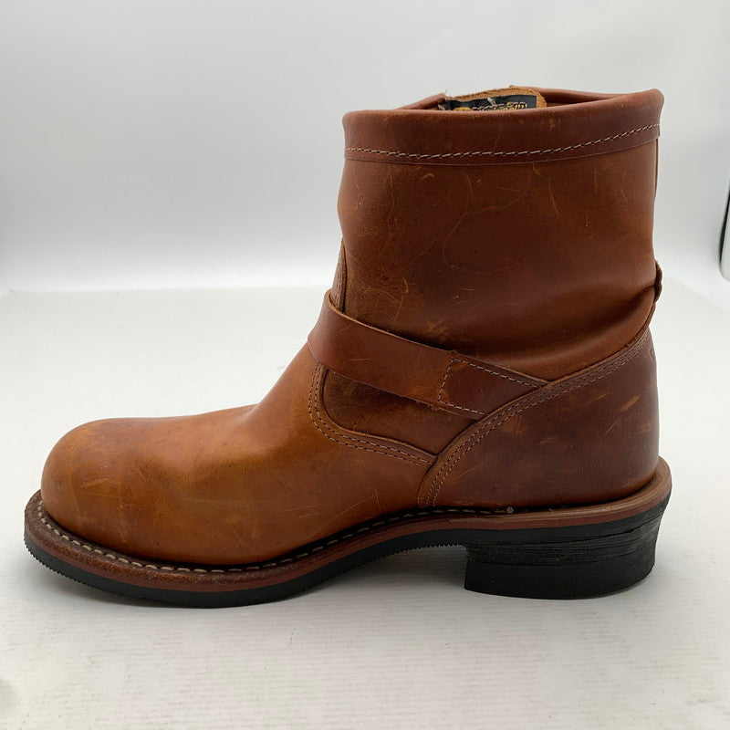 【中古品】【メンズ】 CHIPPEWA チペワ 91065 ENGINEER BOOTS ブーツ BROWN/SIZE:9.5表記/USA製/箱付属 靴 ※使用感あり・箱傷み・カビ臭あり 164-260908-io-11-fuzh カラー：ブラウン 万代Net店
