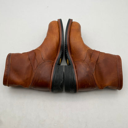 【中古品】【メンズ】 CHIPPEWA チペワ 91065 ENGINEER BOOTS ブーツ BROWN/SIZE:9.5表記/USA製/箱付属 靴 ※使用感あり・箱傷み・カビ臭あり 164-260908-io-11-fuzh カラー：ブラウン 万代Net店