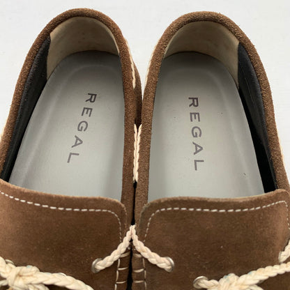【中古品】【メンズ】 REGAL リーガル デッキシューズ BROWN/SIZE:27.0cm 靴 シューズ ※カビ臭あり 165-260908-io-12-fuzh カラー：ブラウン 万代Net店